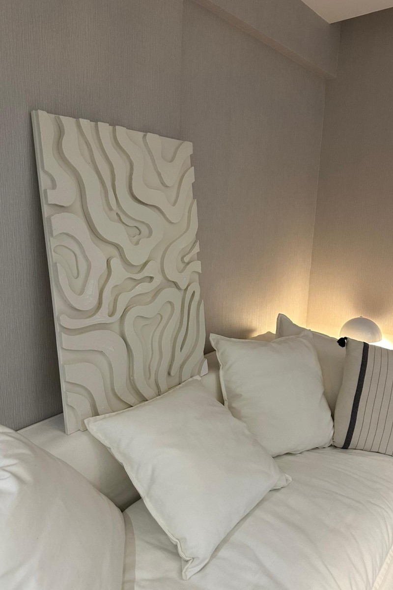 Wave Alçı desenli Tablo