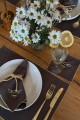 Siena - Arı Nakışlı Keten Peçete